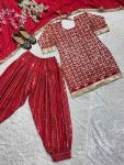 ATTRACTIVE CHINON SILK EMBROIDERY SEQUENCE WORK TOP PATIYA WITH DUPATTA PARTY WEAR WHOLESALE PRICE ETHNIC GARMENT (7)