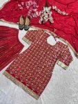 ATTRACTIVE CHINON SILK EMBROIDERY SEQUENCE WORK TOP PATIYA WITH DUPATTA PARTY WEAR WHOLESALE PRICE ETHNIC GARMENT (7)