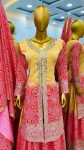 ATTRACTIVE CHINON SILK EMBROIDERY SEQUENCE WORK WORK TOP PALAZZO WITH DUPATTA FESTIVAL WEAR WHOLESALE PRICE ETHNIC GARMENT (8)