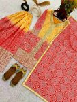 ATTRACTIVE CHINON SILK EMBROIDERY SEQUENCE WORK WORK TOP PALAZZO WITH DUPATTA FESTIVAL WEAR WHOLESALE PRICE ETHNIC GARMENT (8)