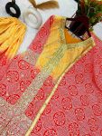 ATTRACTIVE CHINON SILK EMBROIDERY SEQUENCE WORK WORK TOP PALAZZO WITH DUPATTA FESTIVAL WEAR WHOLESALE PRICE ETHNIC GARMENT (8)