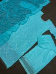 ATTRACTIVE CHINON SILK EMBROIDERY WORK TOP PALAZZO WITH DUPATTA PARTY WEAR WHOLESALE PRICE ETHNIC GARMENT (2)
