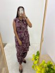 ATTRACTIVE COTTON CHANDERI MILLE PRINT WORK CO-ORD SET OFFICE WEAR WHOLESALE PRICE ETHNIC GARMENT (10)