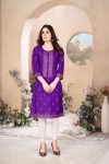 ATTRACTIVE COTTON FOIL PRINT WORK KURTI CASUAL WEAR WHOLESALE PRICE ETHNIC GARMENT (5)