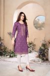 ATTRACTIVE COTTON FOIL PRINT WORK KURTI CASUAL WEAR WHOLESALE PRICE ETHNIC GARMENT (6)