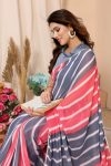 ATTRACTIVE GEORGETTE DIGITAL PRINT WORK SAREE WITH UNSTITCHED BLOUSE CASUAL WEAR WHOLESALE PRICE ETHNIC GARMENT (8)