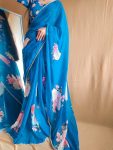 ATTRACTIVE GEORGETTE DIGITAL PRINT WORK SAREE WITH UNSTITCHED BLOUSE FESTIVAL WEAR WHOLESALE PRICE ETHNIC GARMENT (3)