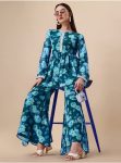 ATTRACTIVE GEORGETTE DIGITAL PRINT WORK TOP PALAZZO SET PARTY WEAR WHOLESALE PRICE ETHNIC GARMENT (22)
