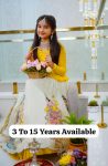 ATTRACTIVE GEORGETTE EMBROIDERY SEQUENCE WORK KIDS LEHENGA CHOLI WITH DUPATTA FESTIVAL WEAR WHOLESALE PRICE ETHNIC GARMENT (2)