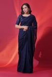 ATTRACTIVE GEORGETTE SEQUENCE EMBROIDERY WORK SAREE WITH UNSTITCHED BLOUSE PARTY WEAR WHOLESALE PRICE ETHNIC GARMENT (2)