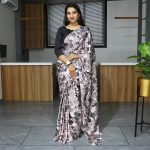 ATTRACTIVE JAPAN SATIN DIGITAL PRINT WORK SAREE WITH UNSTITCHED BLOUSE CASUAL WEAR WHOLESALE PRICE ETHNIC GARMENT (8)