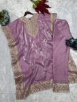 ATTRACTIVE JIMMY CHOO EMBROIDERY WORK KAFTAN WITH BOTTOM FESTIVAL WEAR WHOLESALE PRICE ETHNIC GARMENT 2 (3)