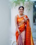 ATTRACTIVE KANJIVARAM SILK WEAVING ZARI WORK SAREE WITH UNSTITCHED BLOUSE FESTIVAL WEAR WHOLESALE PRICE ETHNIC GARMENT 3 (2)