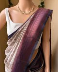 ATTRACTIVE LICHI SILK WEAVING WORK SAREE WITH UNSTITCHED BLOUSE FESTIVAL WEAR WHOLESALE PRICE ETHNIC GARMENT (17)