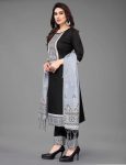 ATTRACTIVE MAGIC COTTON PRINT LACE WORK TOP BOTTOM WITH DUPATTA CASUAL WEAR WHOLESALE PRICE ETHNIC GARMENT (6)