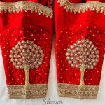 ATTRACTIVE MILAN SILK 3D EMBROIDERY WORK READY TO WEAR BLOUSE WEDDING WEAR WHOLESALE PRICE ETHNIC GARMENT (9)