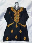 ATTRACTIVE RAYON LUCKNOWI CHICKENKARI WORK ONLY KURTI OFFICE WEAR WHOLESALE PRICE 5ETHNIC GARMENT (3)