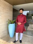 ATTRACTIVE ROMAN SILK MENS KURTA PAJAMA WITH CHICKENKARI WORK JACKET FESTIVAL WEAR WHOLESALE PRICE ETHNIC GARMENT (13)