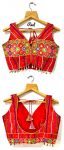 ATTRACTIVE SILK MULTY THREAD SEQUENCE WORK AND REAL MIRROR WORK READY TO WEAR BLOUSE FESTIVAL WEAR WHOLESALE PRICE ETHNIC GARMENT (1)