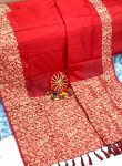 DESIGNER BANARASI SILK WEAVING JACQUARD WORK SAREE WITH UNSTITCHED BLOUSE FESTIVAL WEAR WHOLESALE PRICE ETHNIC GARMENT (4)