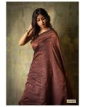 DESIGNER BANARASI SOFT SILK COPPER ZARI WEAVING WORK SAREE WITH UNSTITCHED BLOUSE FESTIVAL WEAR WHOLESALE PRICE ETHNIC GARMENT (27)