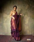 DESIGNER BANARASI SOFT SILK COPPER ZARI WEAVING WORK SAREE WITH UNSTITCHED BLOUSE FESTIVAL WEAR WHOLESALE PRICE ETHNIC GARMENT (43)