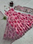 DESIGNER BUTTERFLY NET THREAD SEQUENCE WORK TOP WITH DUPATTA AND DIGITAL PRINT WORK GOWN PARTY WEAR WHOLESALE PRICE ETHNIC GARMENT (31)