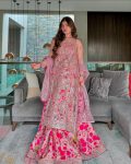DESIGNER BUTTERFLY NET THREAD SEQUENCE WORK TOP WITH DUPATTA AND DIGITAL PRINT WORK GOWN PARTY WEAR WHOLESALE PRICE ETHNIC GARMENT (31)