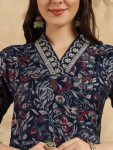 DESIGNER CHANDERI SILK PRINTED EMBROIDERY WORK TOP BOTTOM WITH DUPATTA PARTY WEAR WHOLESALE PRICE ETHNIC GARMENT (5)