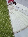 DESIGNER CHINON SILK EMBROIDERY SEQUENCE WORK GOWN BOTTOM WITH DUPATTA FESTIVAL WEAR WHOLESALE PRICE ETHNIC GARMENT1 (5)
