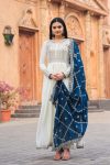 DESIGNER CHINON SILK EMBROIDERY SEQUENCE WORK GOWN BOTTOM WITH DUPATTA FESTIVAL WEAR WHOLESALE PRICE ETHNIC GARMENT2 (3)