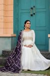 DESIGNER CHINON SILK EMBROIDERY SEQUENCE WORK GOWN BOTTOM WITH DUPATTA FESTIVAL WEAR WHOLESALE PRICE ETHNIC GARMENT7 (4)