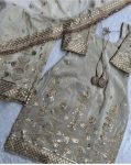 DESIGNER CHINON SILK EMBROIDERY SEQUENCE WORK TOP PALAZZO WITH DUPATTA PARTY WEAR WHOLESALE PRICE ETHNIC GARMENT (9)