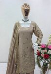 DESIGNER CHINON SILK EMBROIDERY SEQUENCE WORK TOP PALAZZO WITH DUPATTA PARTY WEAR WHOLESALE PRICE ETHNIC GARMENT (9)