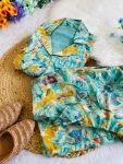 DESIGNER COTTON CHANDERI MILLE PRINT WORK TOP PANT SET OFFICE WEAR WHOLESALE PRICE ETHNIC GARMENT 1 (15)
