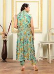DESIGNER COTTON CHANDERI MILLE PRINT WORK TOP PANT SET OFFICE WEAR WHOLESALE PRICE ETHNIC GARMENT 1 (15)