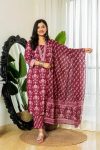 DESIGNER COTTON HAND WORK TOP BOTTOM DUPATTA OFFICE WEAR WHOLESALE PRICE ETHNIC GARMENT (5)