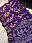 DESIGNER DOLA SILK JACQUARD WORK SAREE WITH UNSTITCHED BLOUSE FESTIVAL WEAR WHOLESALE PRICE ETHNIC GARMENT3 (2)