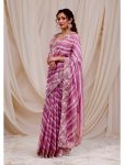 DESIGNER GEORGETTE DIGITAL PRINT AND EMBROIDERY WORK SAREE WITH UNSTITCHED BLOUSE PARTY WEAR WHOLESALE PRICE ETHNIC GARMENT (35)