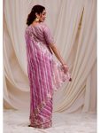 DESIGNER GEORGETTE DIGITAL PRINT AND EMBROIDERY WORK SAREE WITH UNSTITCHED BLOUSE PARTY WEAR WHOLESALE PRICE ETHNIC GARMENT (35)