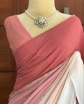 DESIGNER GEORGETTE DIGITAL PRINT WORK SAREE WITH UNSTITCHED BLOUSE CASUAL WEAR WHOLESALE PRICE ETHNIC GARMENT (1)