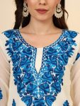 DESIGNER GEORGETTE EMBROIDERY CHIKANKARI WORK TOP BOTTOM WITH DUPATTA PARTY WEAR WHOLESALE PRICE ETHNIC GARMENT (9)