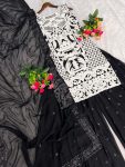 DESIGNER GEORGETTE EMBROIDERY THREAD WORK TOP PALAZZO WITH DUPATTA PARTY WEAR WHOLESALE PRICE ETHNIC GARMENT (6)