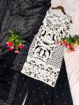 DESIGNER GEORGETTE EMBROIDERY THREAD WORK TOP PALAZZO WITH DUPATTA PARTY WEAR WHOLESALE PRICE ETHNIC GARMENT (6)