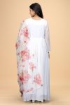 DESIGNER GEORGETTE LINNING WORK GOWN WITH DUPATTA FESTIVAL WEAR WHOLESALE PRICE ETHNIC GARMENT(5)