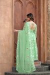 DESIGNER GEORGETTE RESHAM EMBROIDERY GOWN BOTTOM WITH DUPATTA PARTY WEAR WHOLESALE PRICE ETHNIC GARMENT (2)