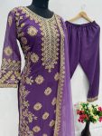 DESIGNER GEORGETTE SEQUENCE AN HAND WORK TOP BOTTOM WITH DUPATTA FESTIVAL WEAR WHOLESALE PRICE ETHNC GARMENT (4)