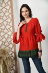 DESIGNER HEAVY SILK PLAIN READY TO WEAR TOP OFFICE WEAR WHOLESALE PRICE ETHNIC GARMENT (29)