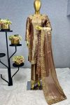 DESIGNER JIMMY CHOO EMBROIDERY SEQUENCE WORK TOP BOTTOM WITH DUPATTA CASUAL WEAR WHOLESALE PRICE ETHNIC GARMENT (7)