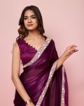 DESIGNER JIMMY CHOO SEQUENCE WORK LACE SAREE WITH UNSTITCHED BLOUSE PARTY WEAR WHOLESALE PRICE ETHNIC GARMENT 5 (2)